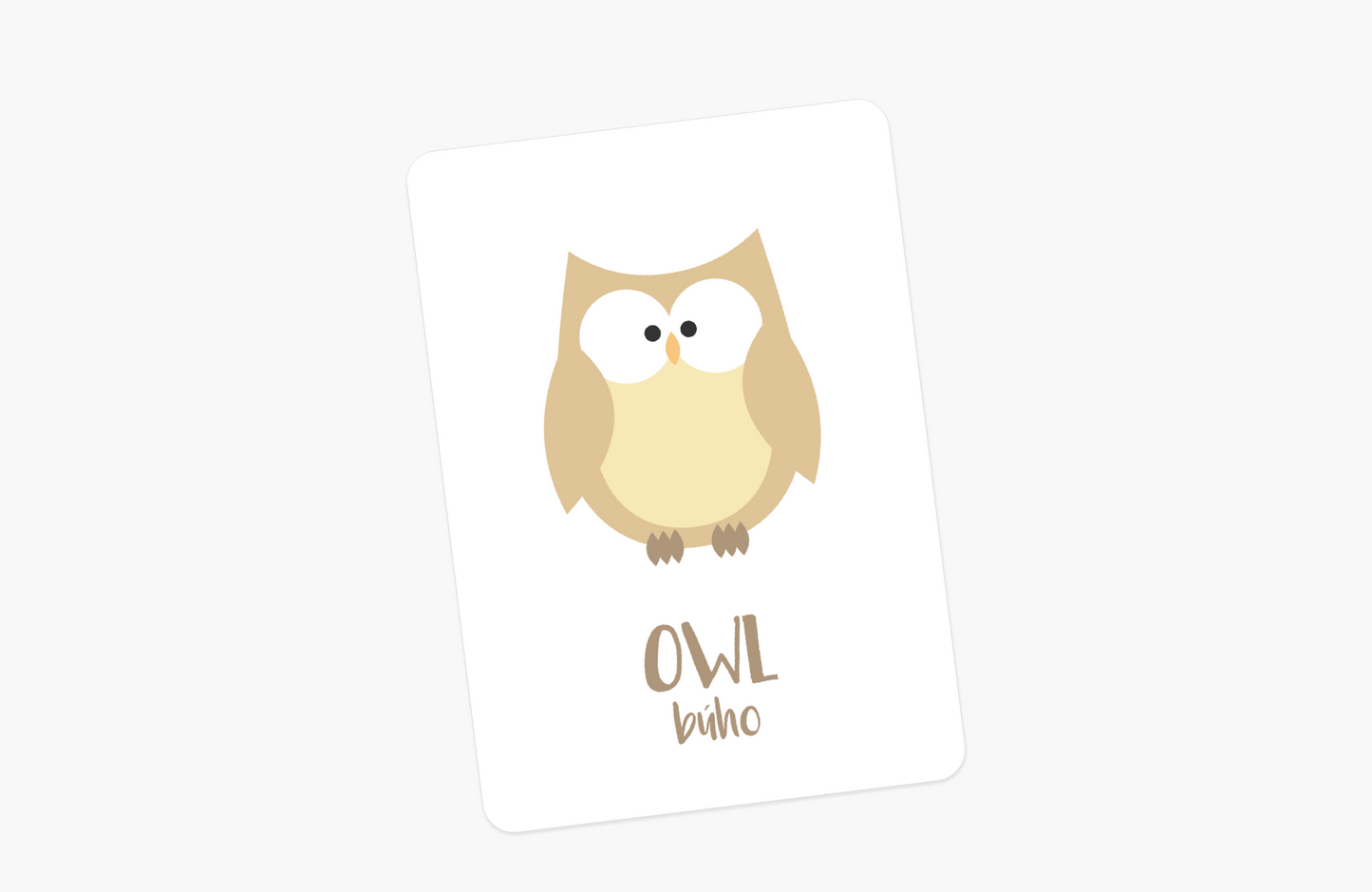 Woodland Animal Flashcards