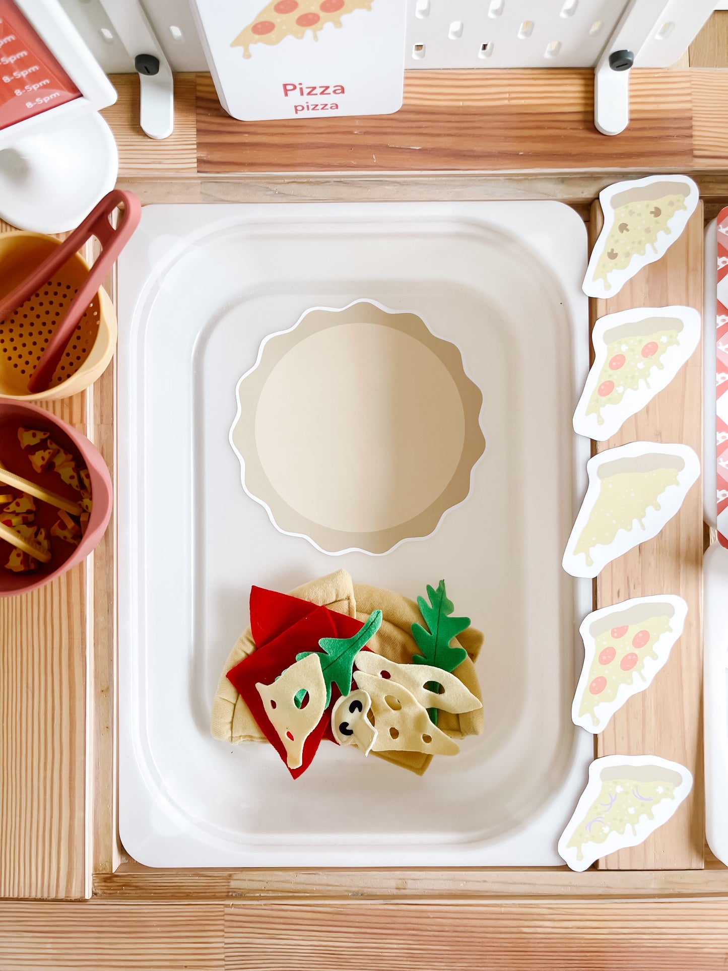 Pizza Shop Printable Dramatic Play Kit