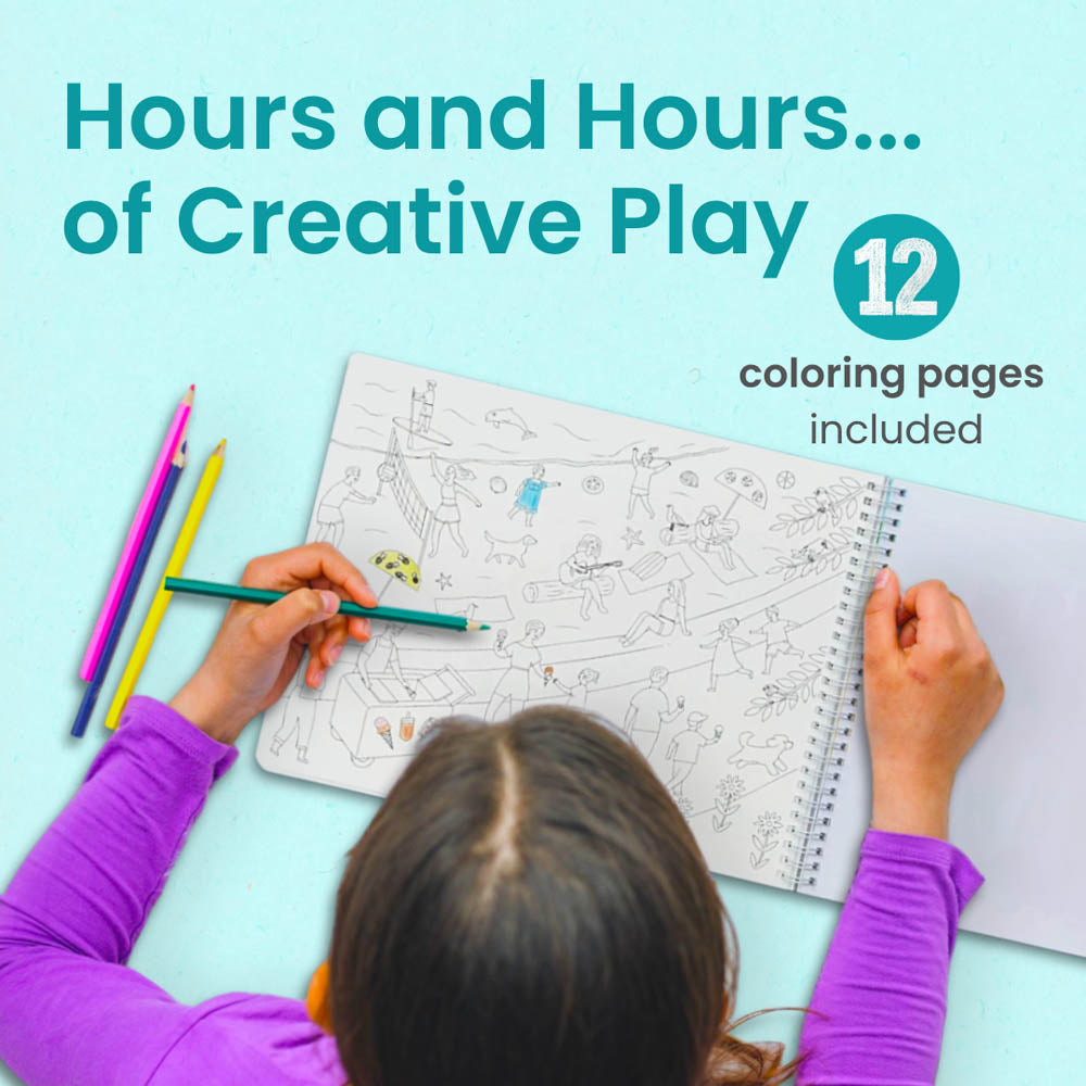 Beach Day Sticker Book