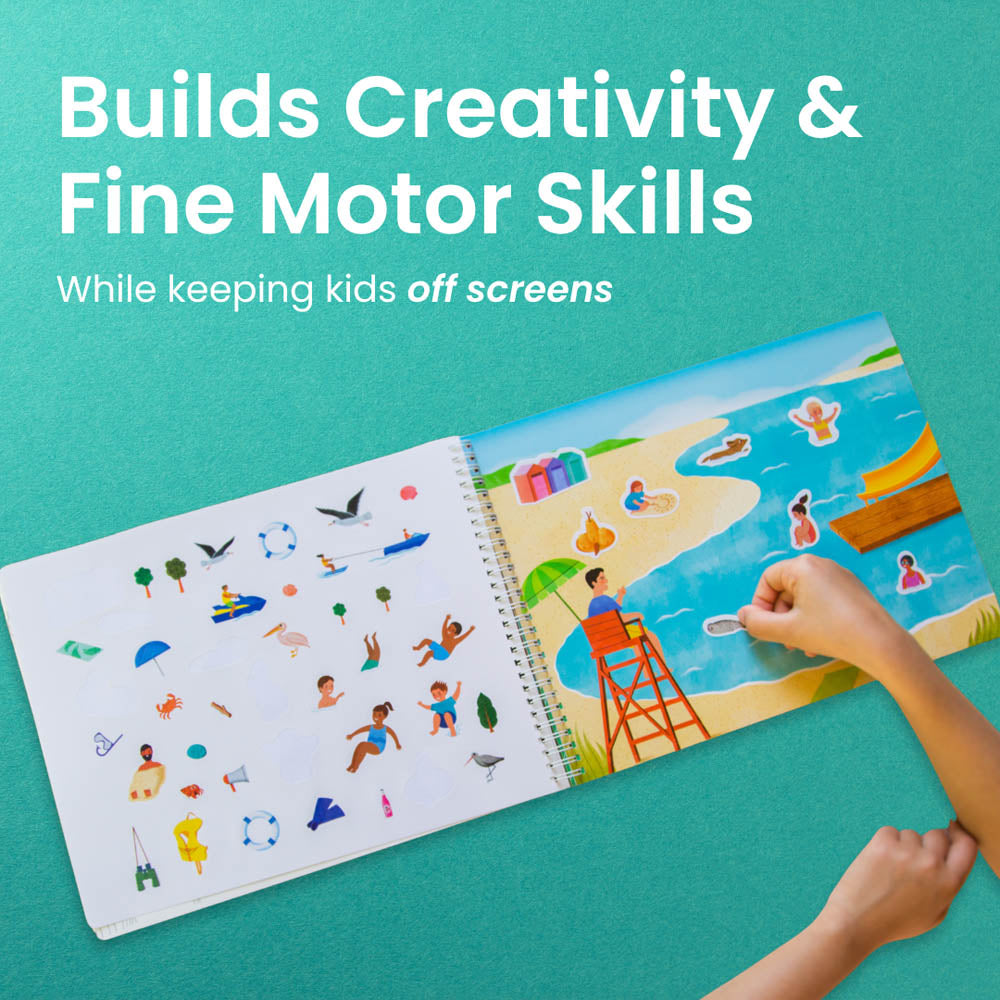 Beach Day Sticker Book