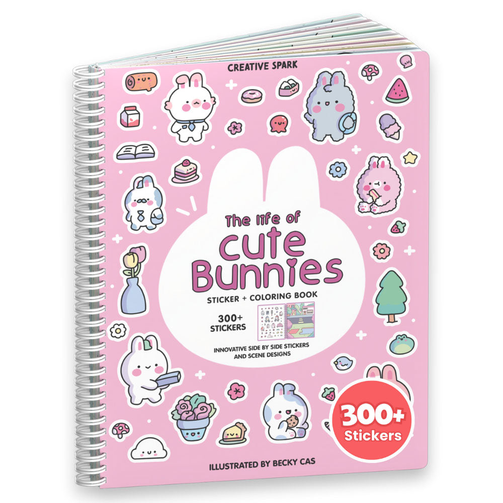 Cute Bunnies Sticker Book