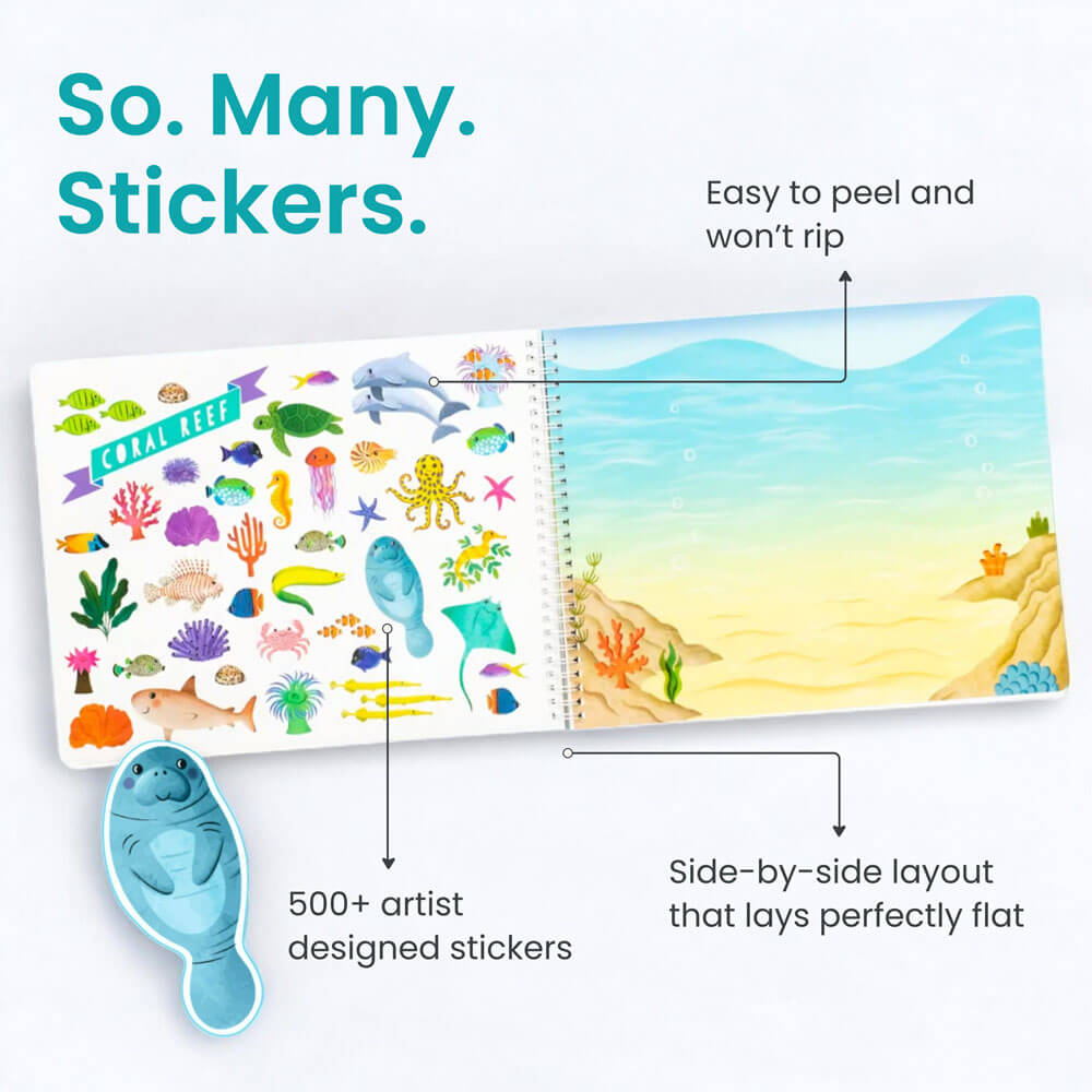 Animal Habitats Sticker Book