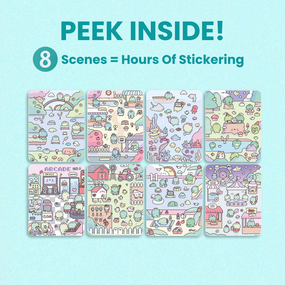 Cute Froggies Sticker Book