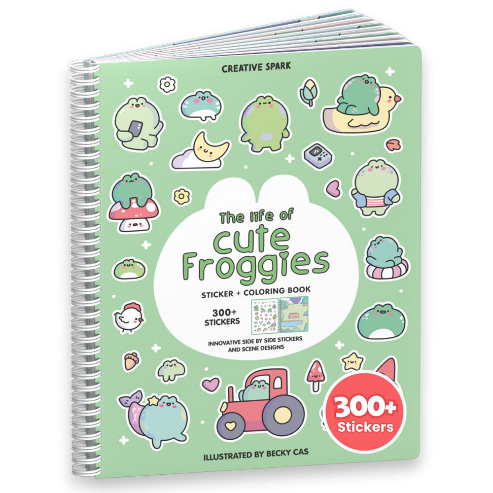 Cute Froggies Sticker Book