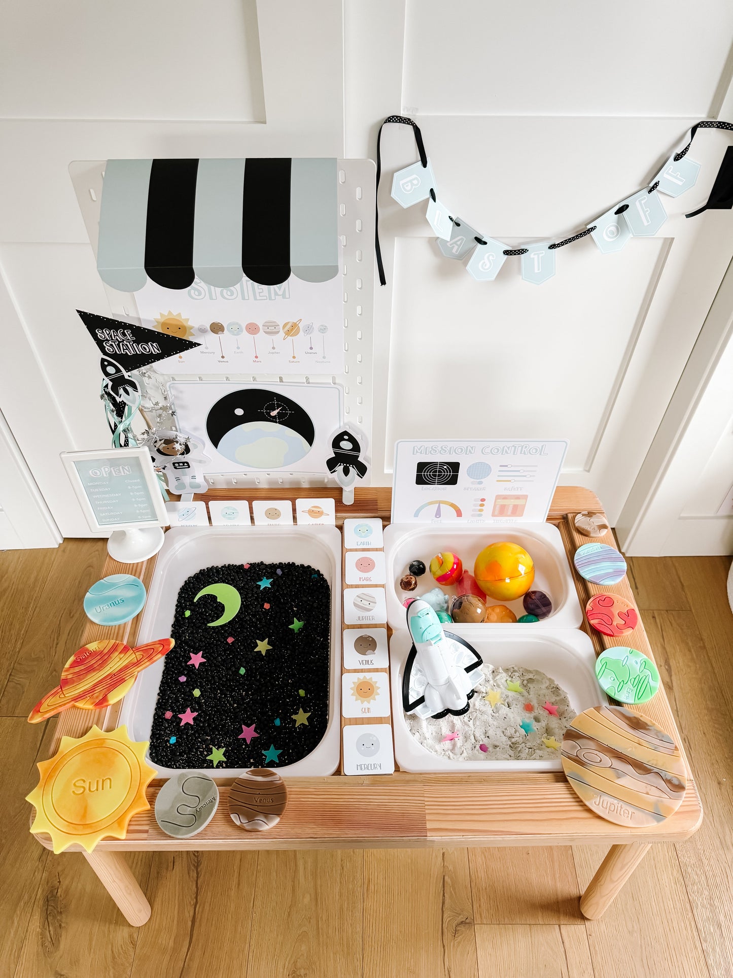 Space Station Printable Dramatic Play Kit