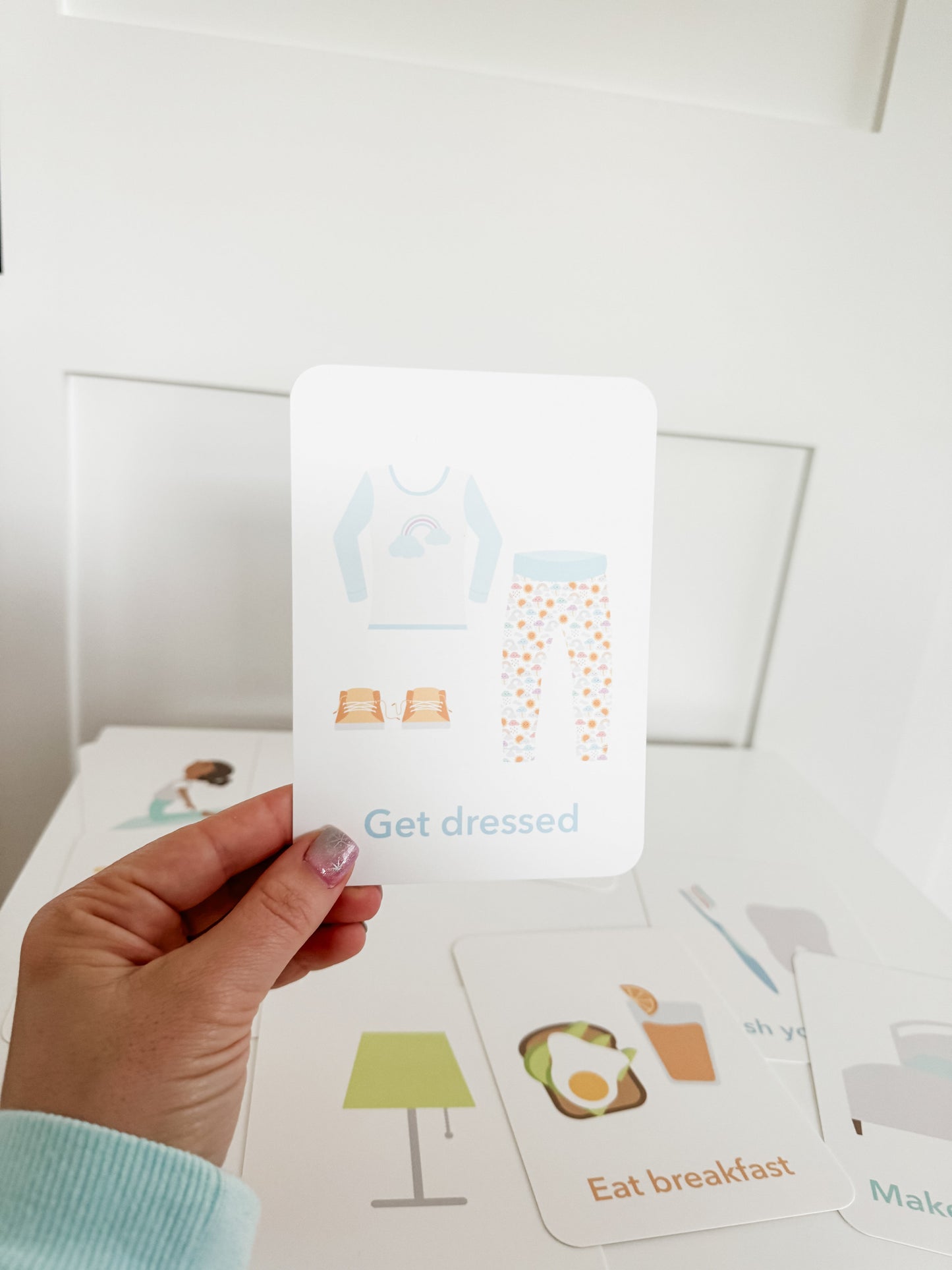 Night Time Routine Flashcards