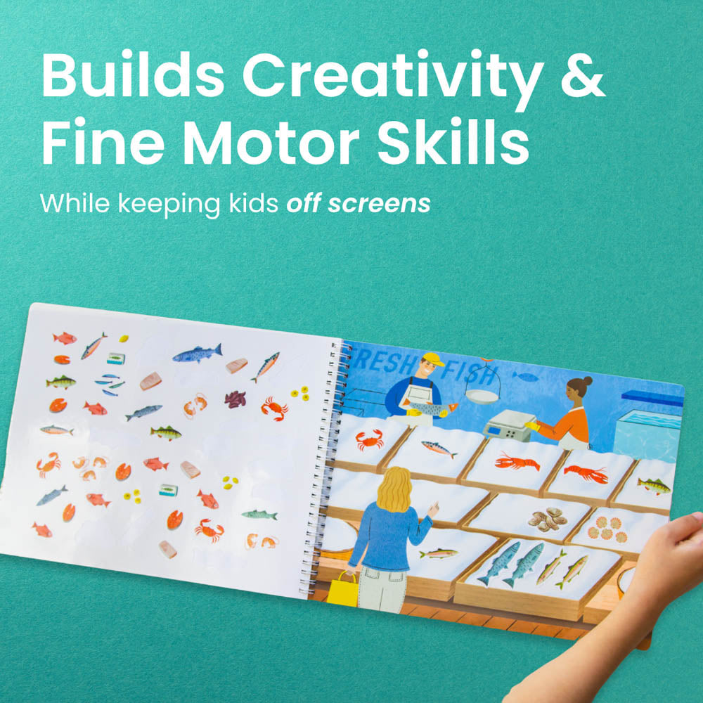 Farmers Market Sticker Book