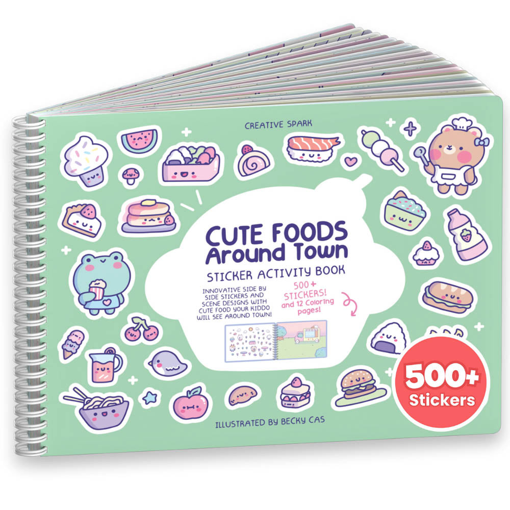 Cute Foods Vol 1 Sticker Book