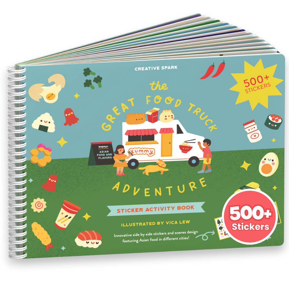 Food Trucks Sticker Book
