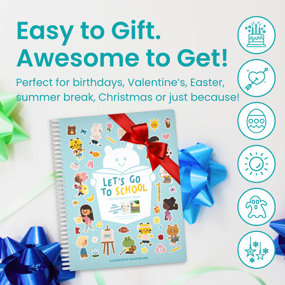 Let's Go To School Sticker Book