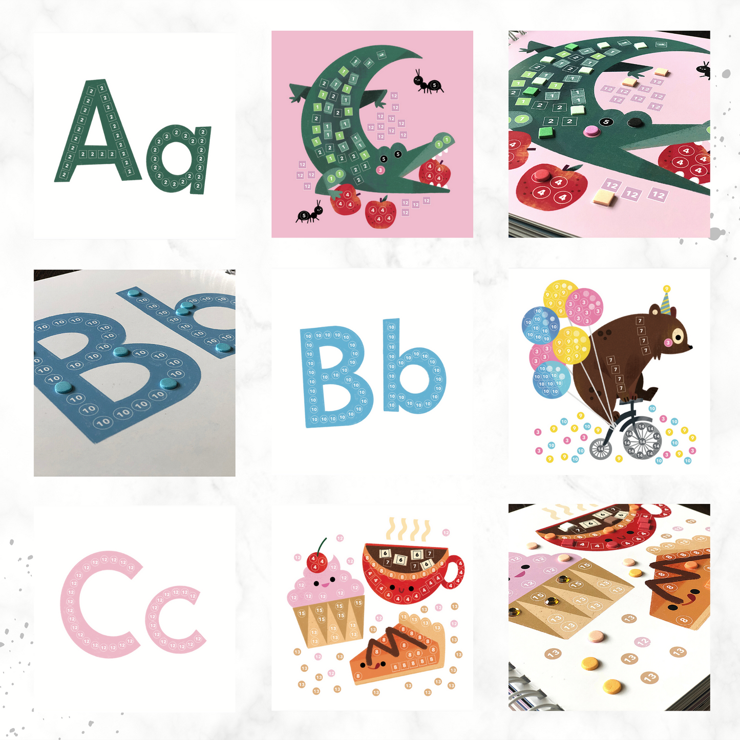 ABC Mosaic Sticker Book