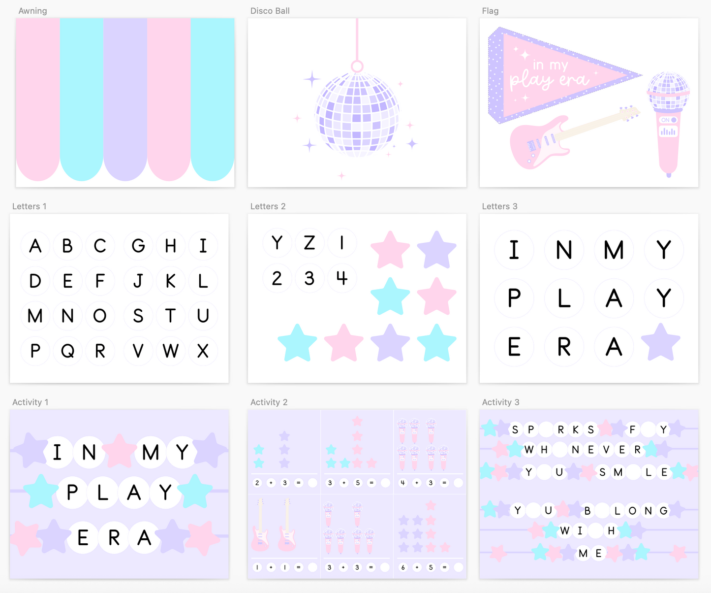 Swifty Play Era Printable Dramatic Play