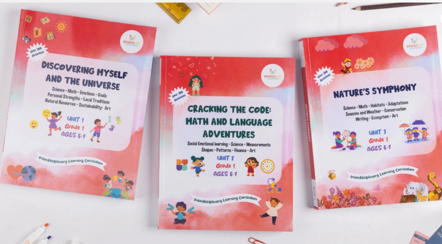 Brings Joy Learning Complete 1st Grade Set - Units 1, 2, and 3