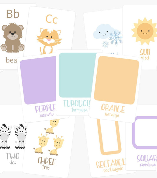 Montessori Flashcards Basics Bundle