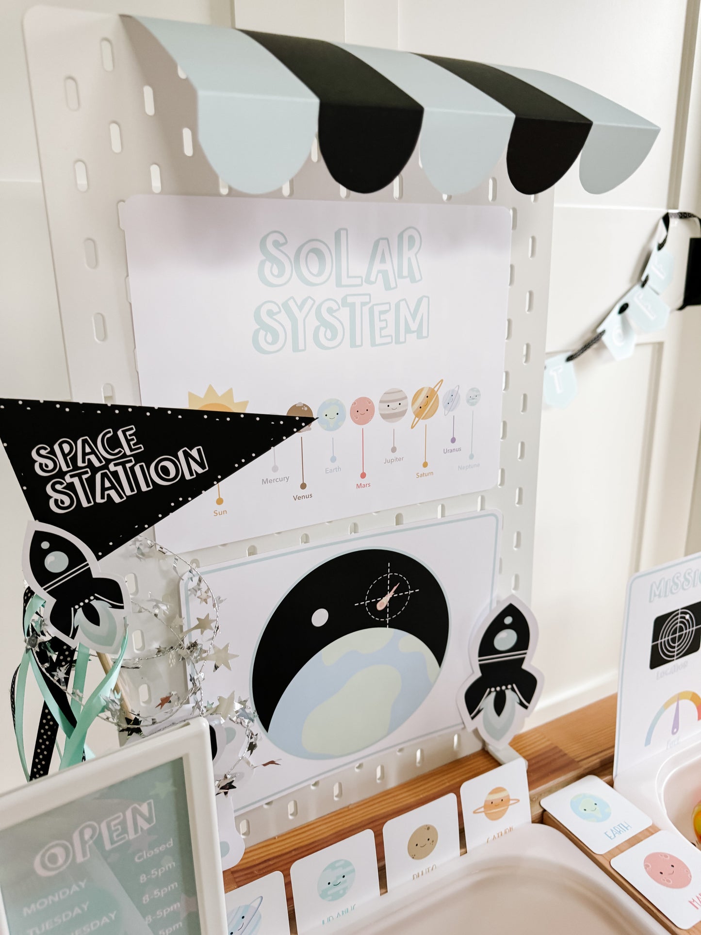 Space Station Printable Dramatic Play Kit