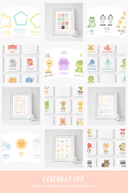 Woodland Animal Flashcards