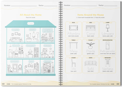 The Spanish Workbook for Kids