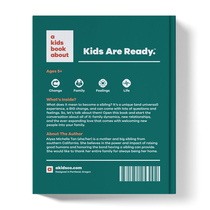 A Kids Book About Becoming a Sibling