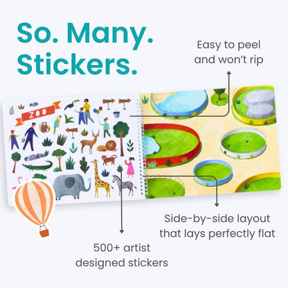 All Around Town Sticker Book