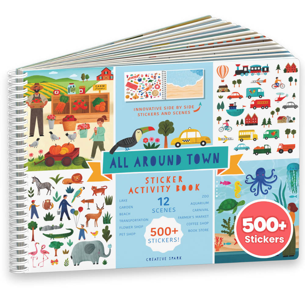 All Around Town Sticker Book