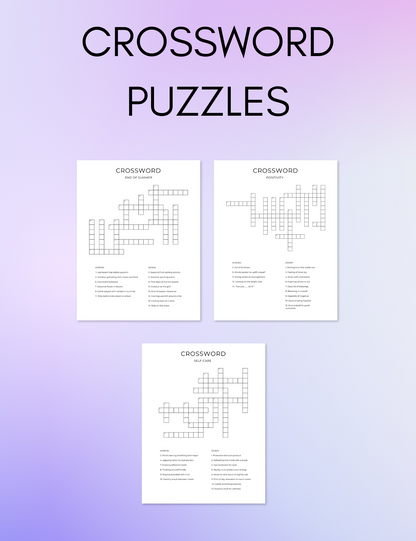 August Activity Book Bundle (Digital + Printable)