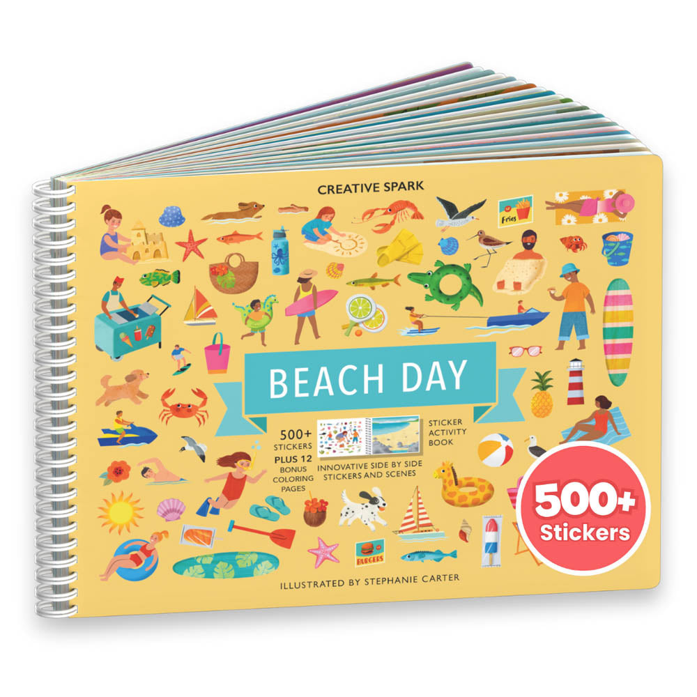 Beach Day Sticker Book