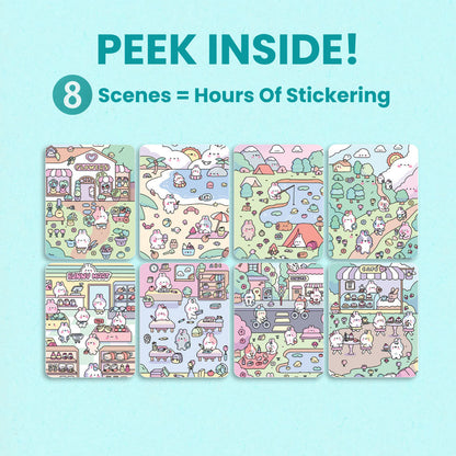 Cute Bunnies Sticker Book