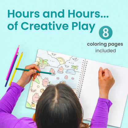 Cute Bunnies Sticker Book