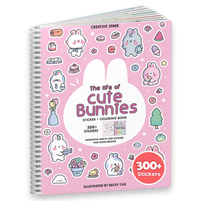 Cute Bunnies Sticker Book