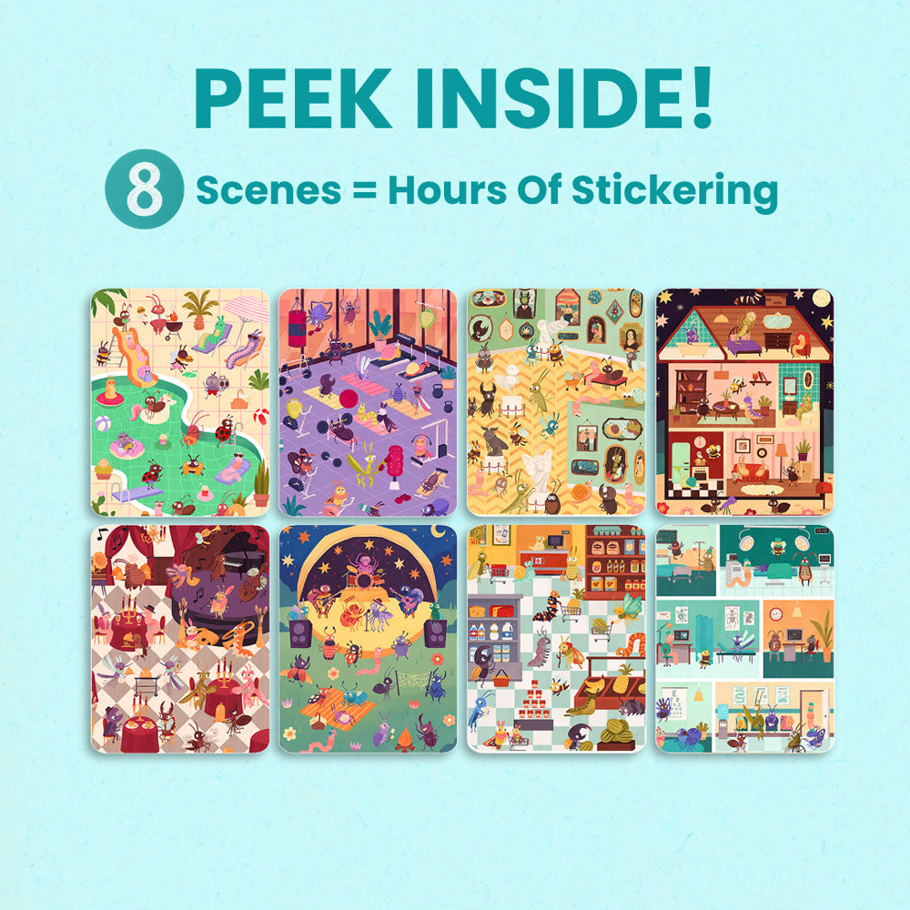 Busy Bugs Sticker Book