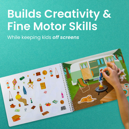 Camping Sticker Book