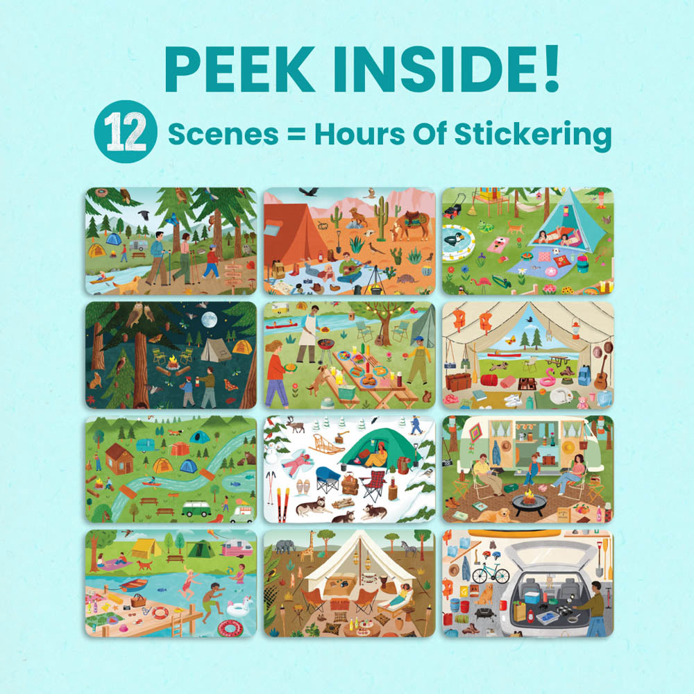 Camping Sticker Book