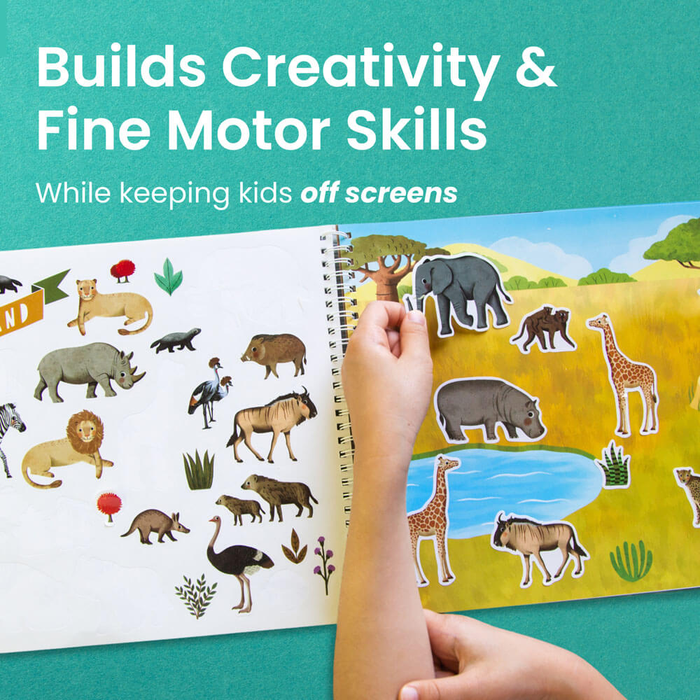 Animal Habitats Sticker Book