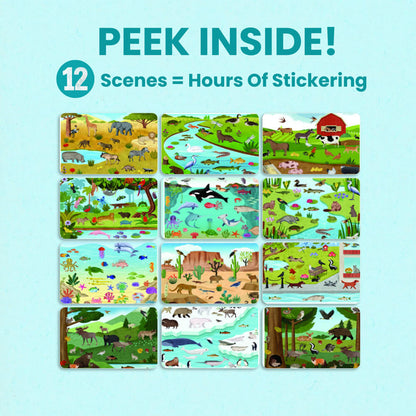 Animal Habitats Sticker Book
