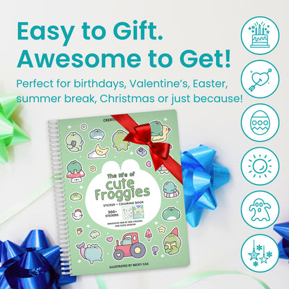 Cute Froggies Sticker Book