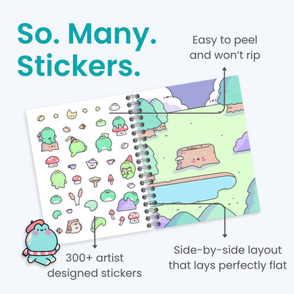 Cute Froggies Sticker Book