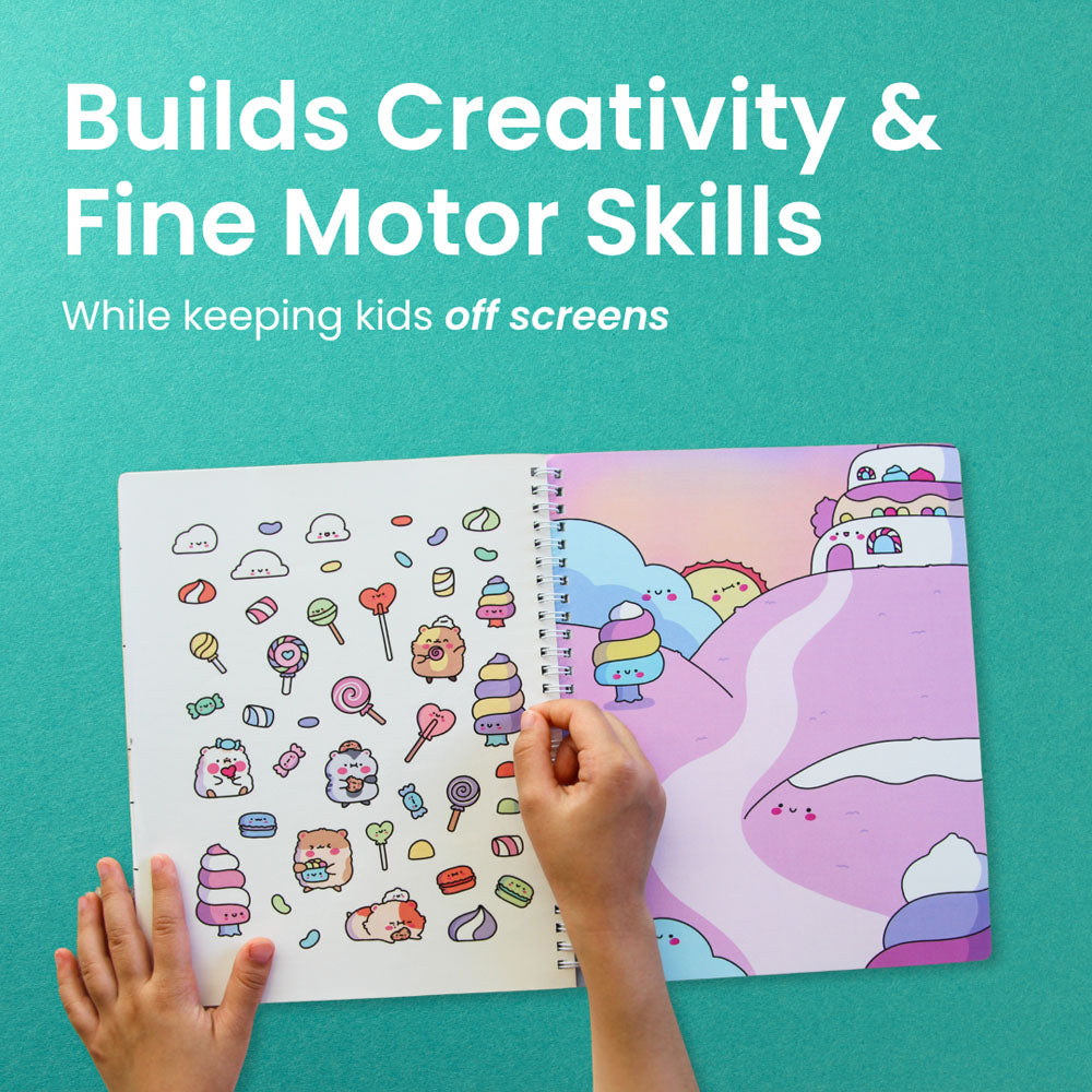 The Life of Cute Hamsters Sticker Book