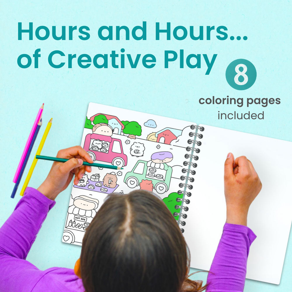 The Life of Cute Hamsters Sticker Book