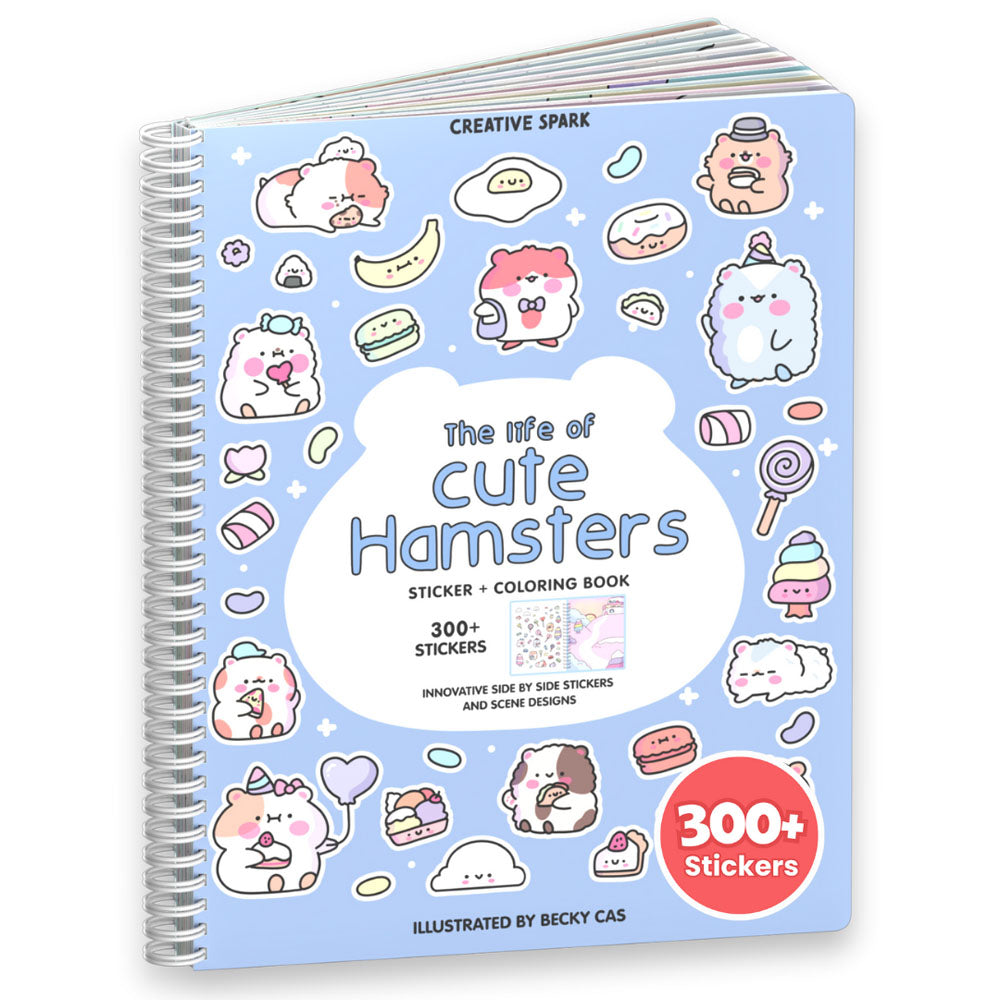 The Life of Cute Hamsters Sticker Book
