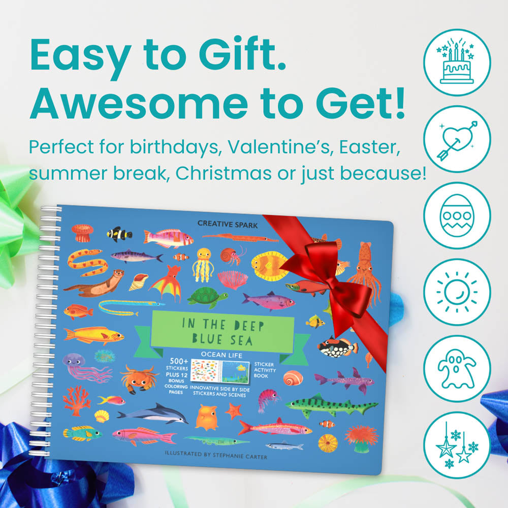 Deep Blue Sea Sticker Book