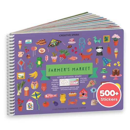 Farmers Market Sticker Book