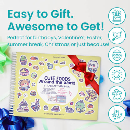 Cute Foods Vol 2 Sticker Book