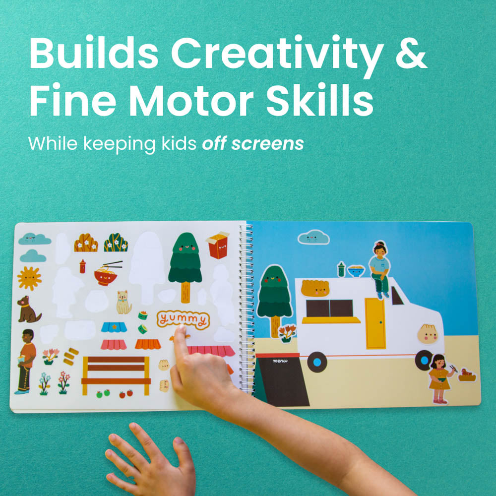 Food Trucks Sticker Book