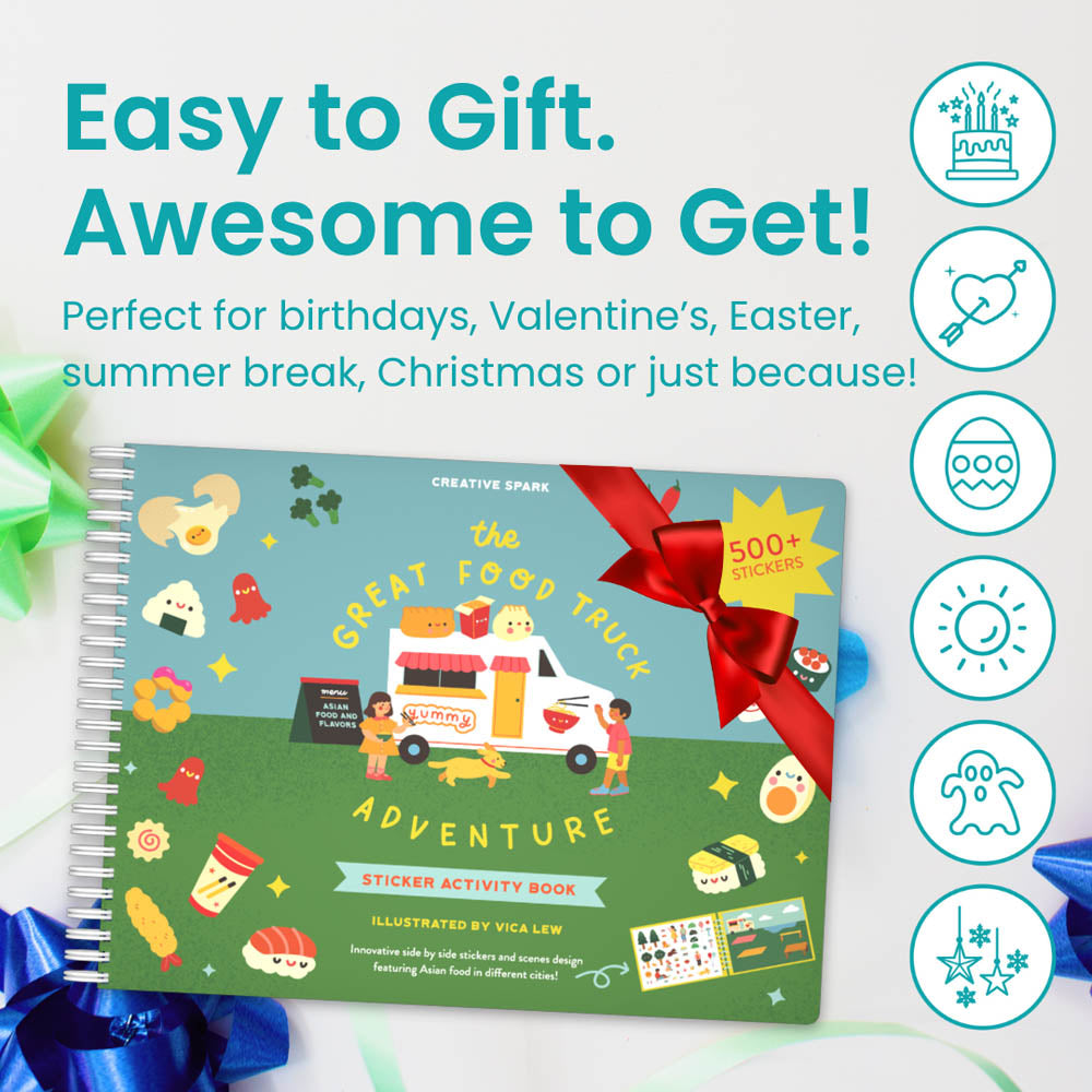 Food Trucks Sticker Book