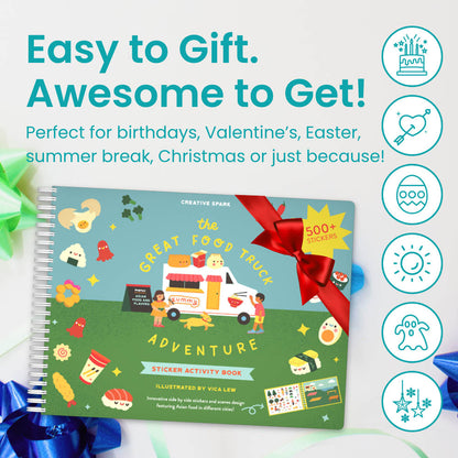 Food Trucks Sticker Book