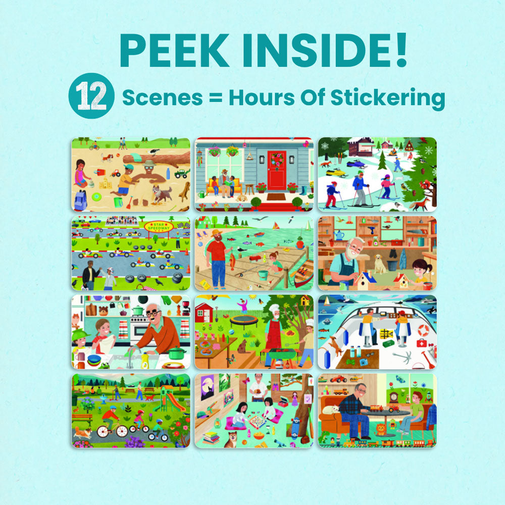 Fun with Grandpa Sticker Book