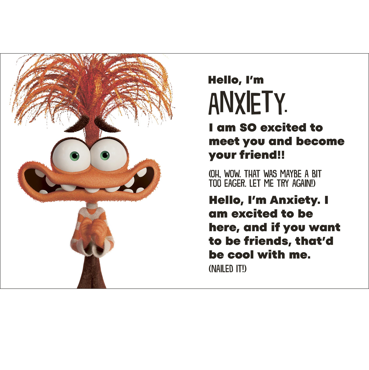 Disney Inside Out 2 Hello, Im Anxiety