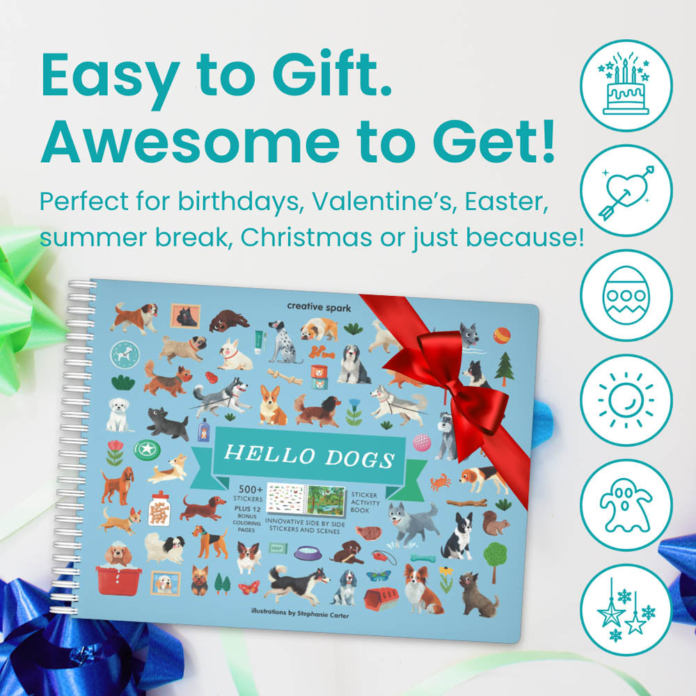 Hello Dogs Sticker Book