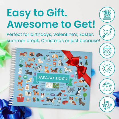 Hello Dogs Sticker Book