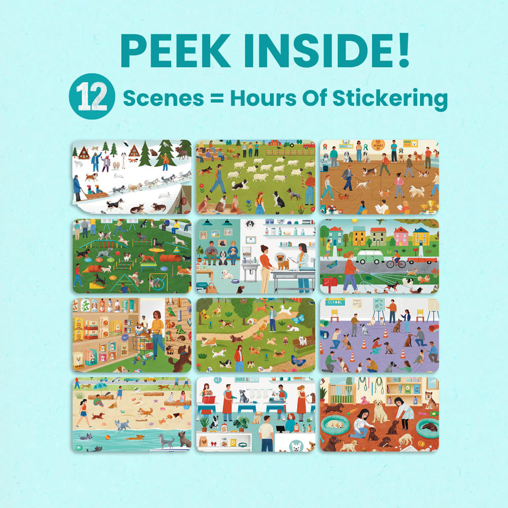 Hello Dogs Sticker Book